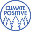 Climate Positive Light Blue Icon
