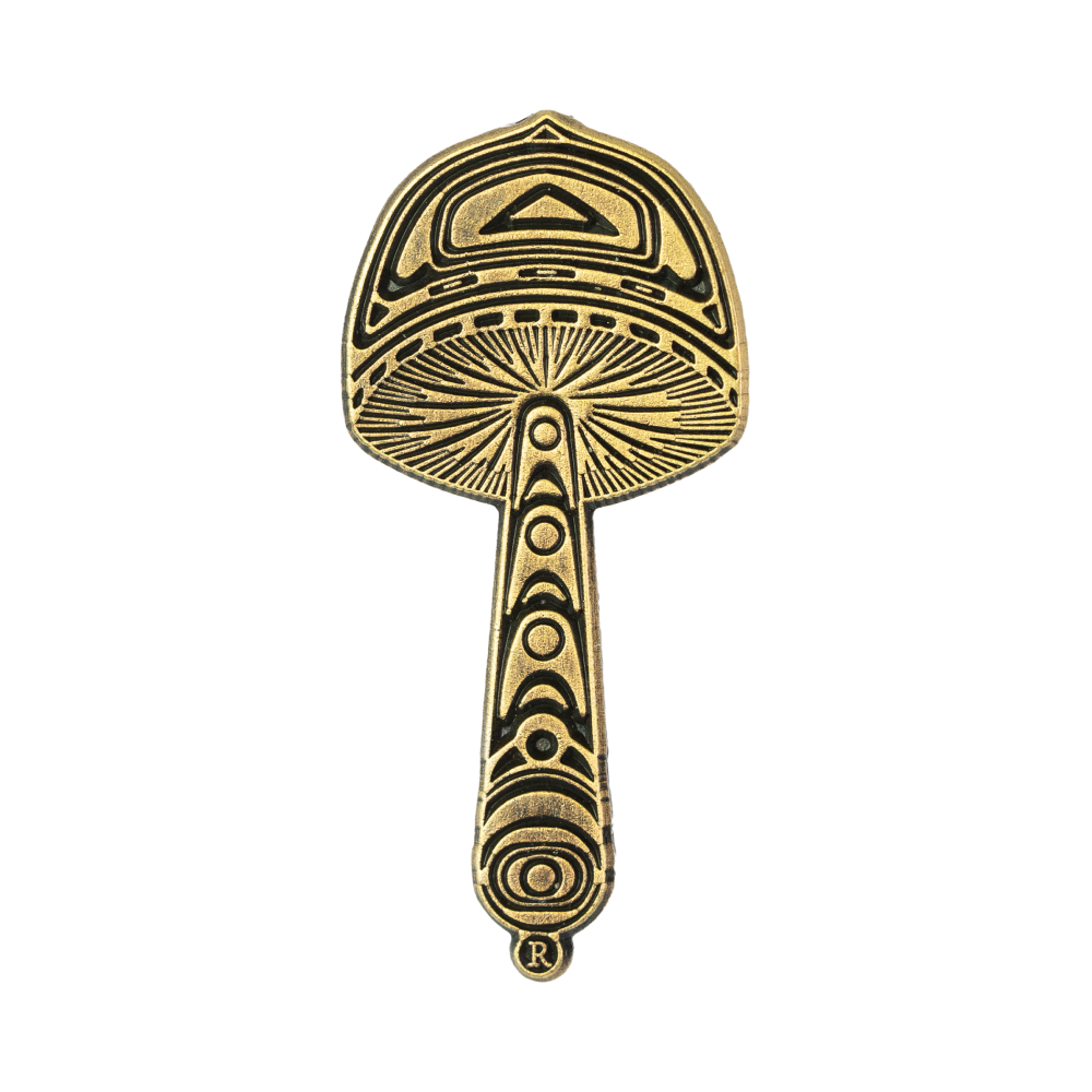 Mushroom Icon Pin