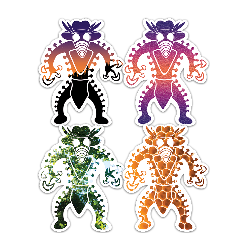 Tassili Mushroom Man Decals