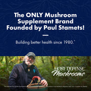 Host Defense® Immune Gummies - Strawberry, Founder - Paul Stamets.