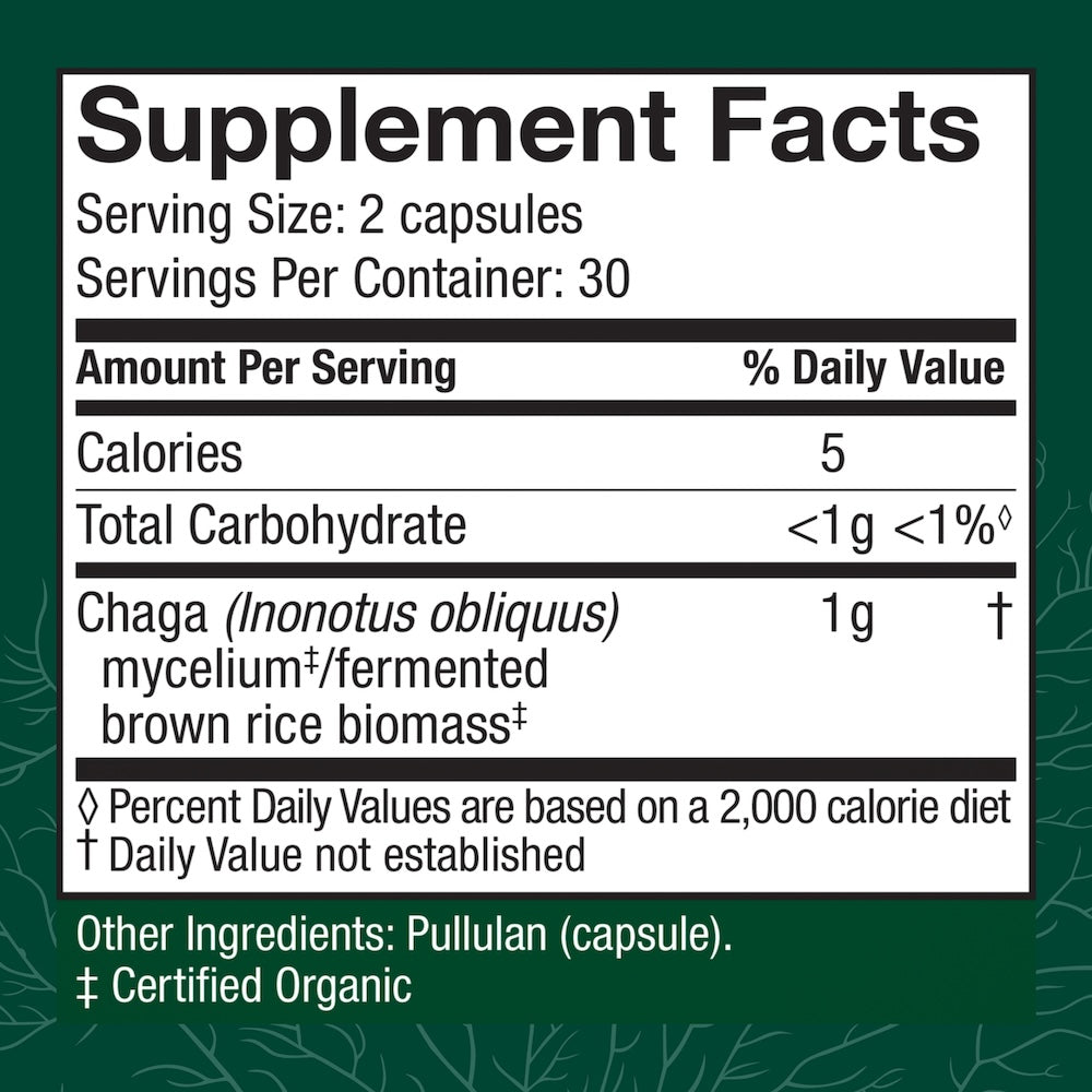 Extrait De Chaga 500mg - 100 Capsules - Vita World - PZN 10997974 - Complément Alimentaire - Neuf