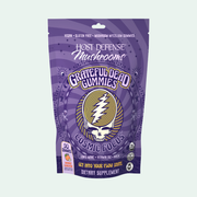 Grateful Dead Gummies - Cosmic Focus,  90-count bag, front view of bag.