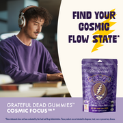 Grateful Dead Gummies - Cosmic Focus,  90-count bag, Find Your Cosmic Flow State.
