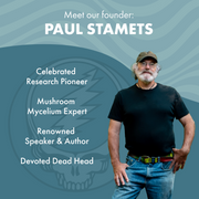 Grateful Dead Gummies - Stay Mellow,  90-count bag, Meet Our Founder - Paul Stamets.