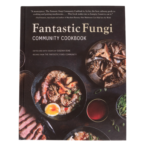 Book cover of BGFF - Fantastic Fungi Community Cookbook by Eugenia Bone & Evan Sung